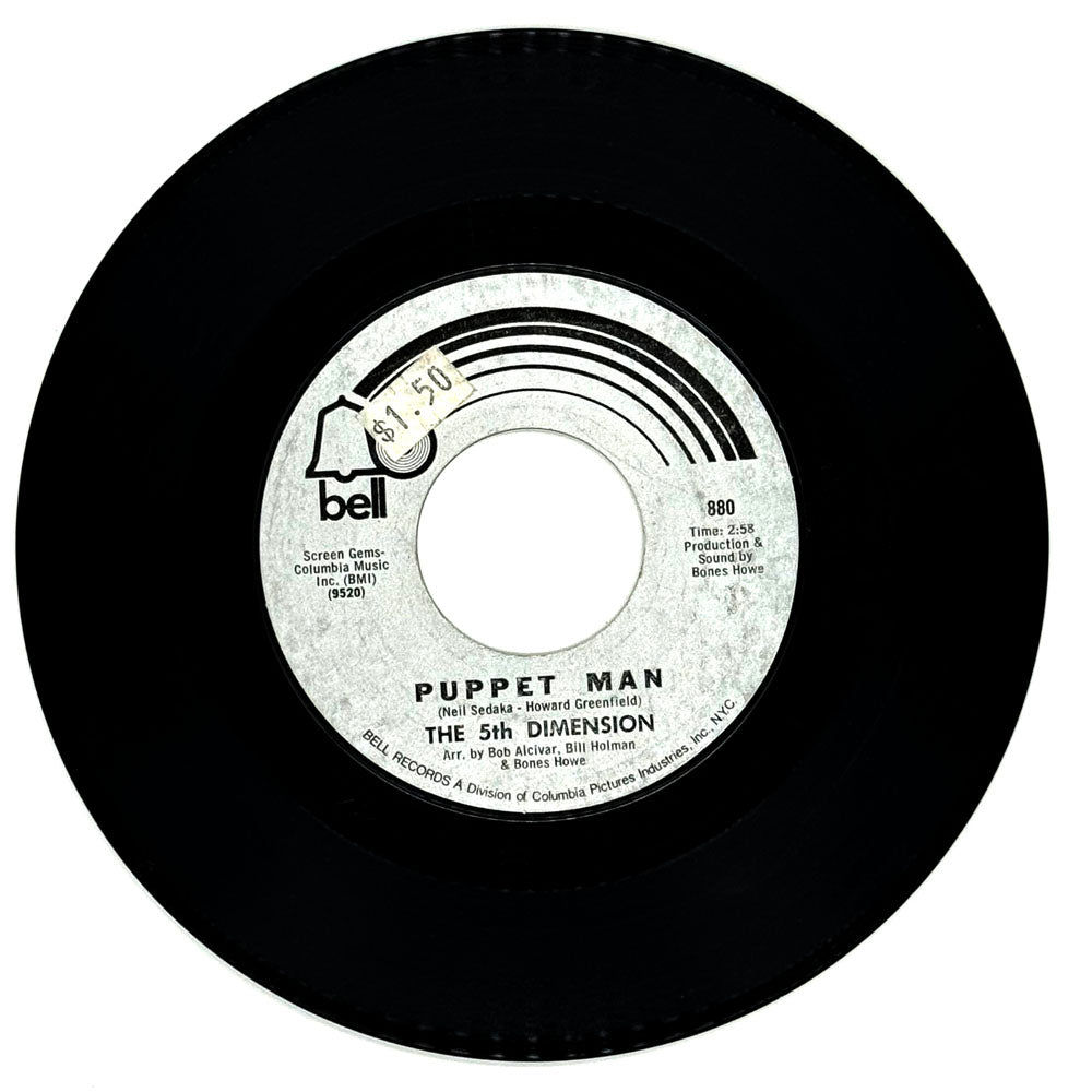 5th Dimension, The PUPPET MAN/ A LOVE LIKE OURS Frank Shankly's Records