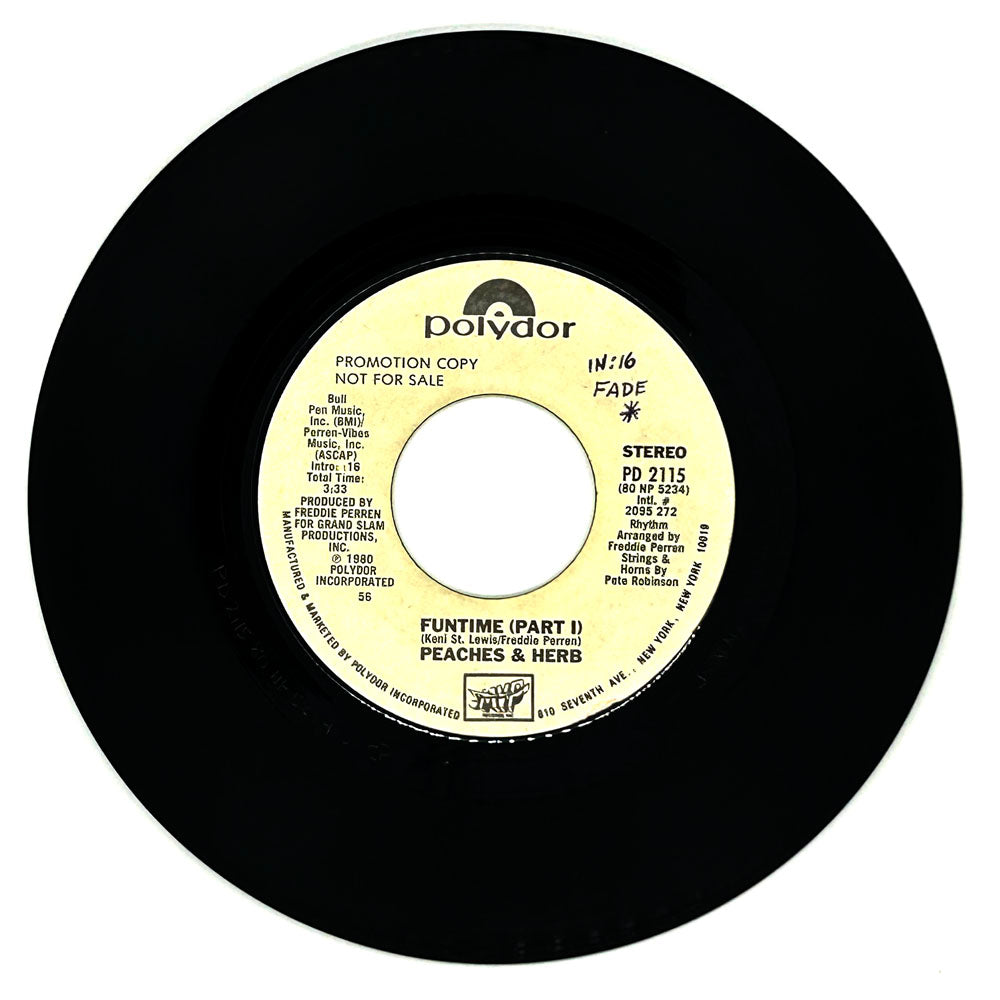 Peaches & Herb FUNTIME (PART I)/ FUNTIME (PART I) Frank Shankly's