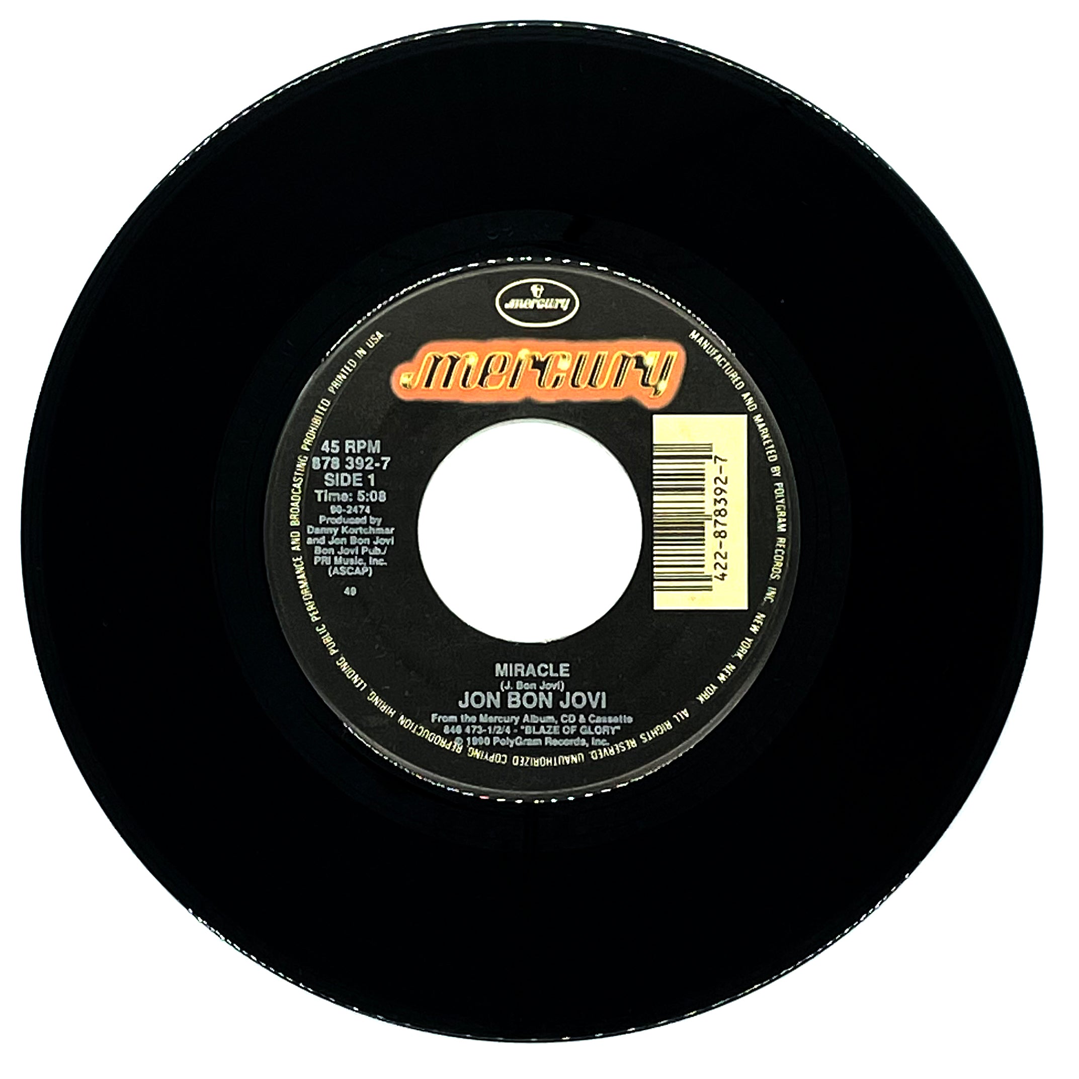 Jon Bon Jovi MIRACLE/ BLOOD MONEY Frank Shankly's Records