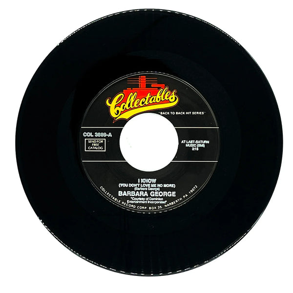 Barbara George : I KNOW (YOU DON'T LOVE ME NO MORE)