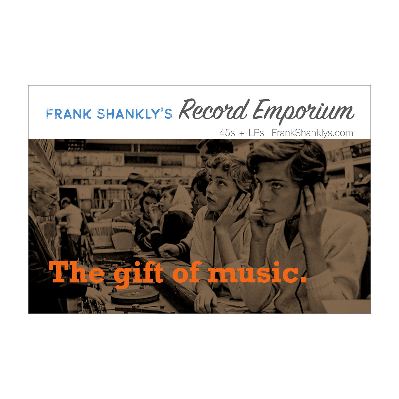 Frank Shankly's Record Emporium Gift Card