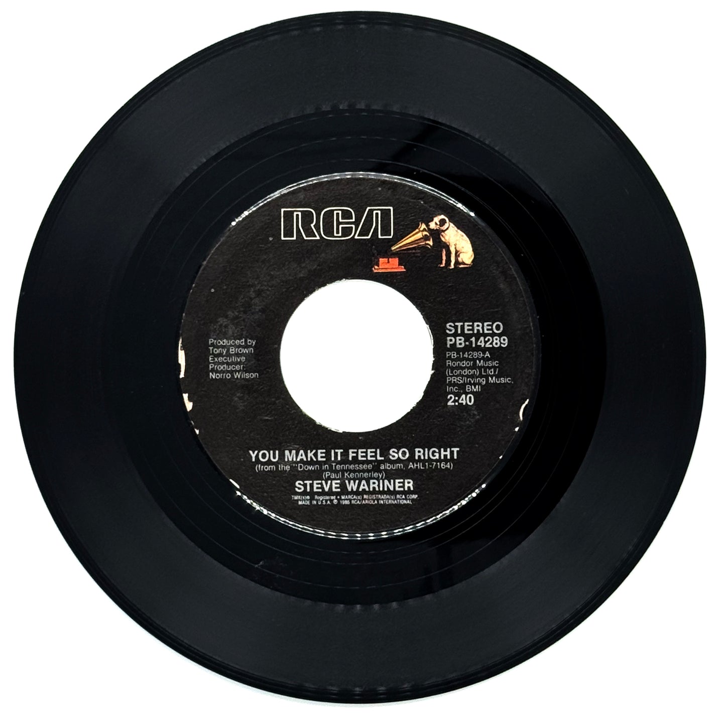 Steve Wariner : YOU MAKE IT FEEL SO RIGHT/ WHEN WE'RE TOGETHER