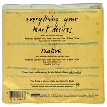 Load image into Gallery viewer, Daryl Hall &amp; John Oates : EVERYTHING YOUR HEART DESIRES/ REALOVE
