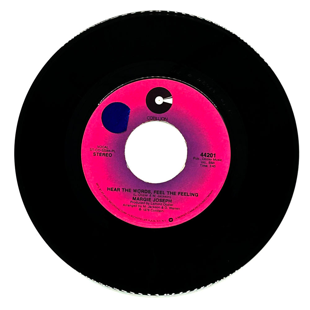 Margie Joseph : HEAR THE WORDS, FEEL THE FEELING/ I GET CARRIED AWAY