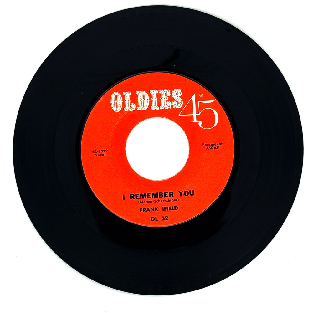 Frank Ifield : I REMEMBER YOU/ I LISTEN TO MY HEART