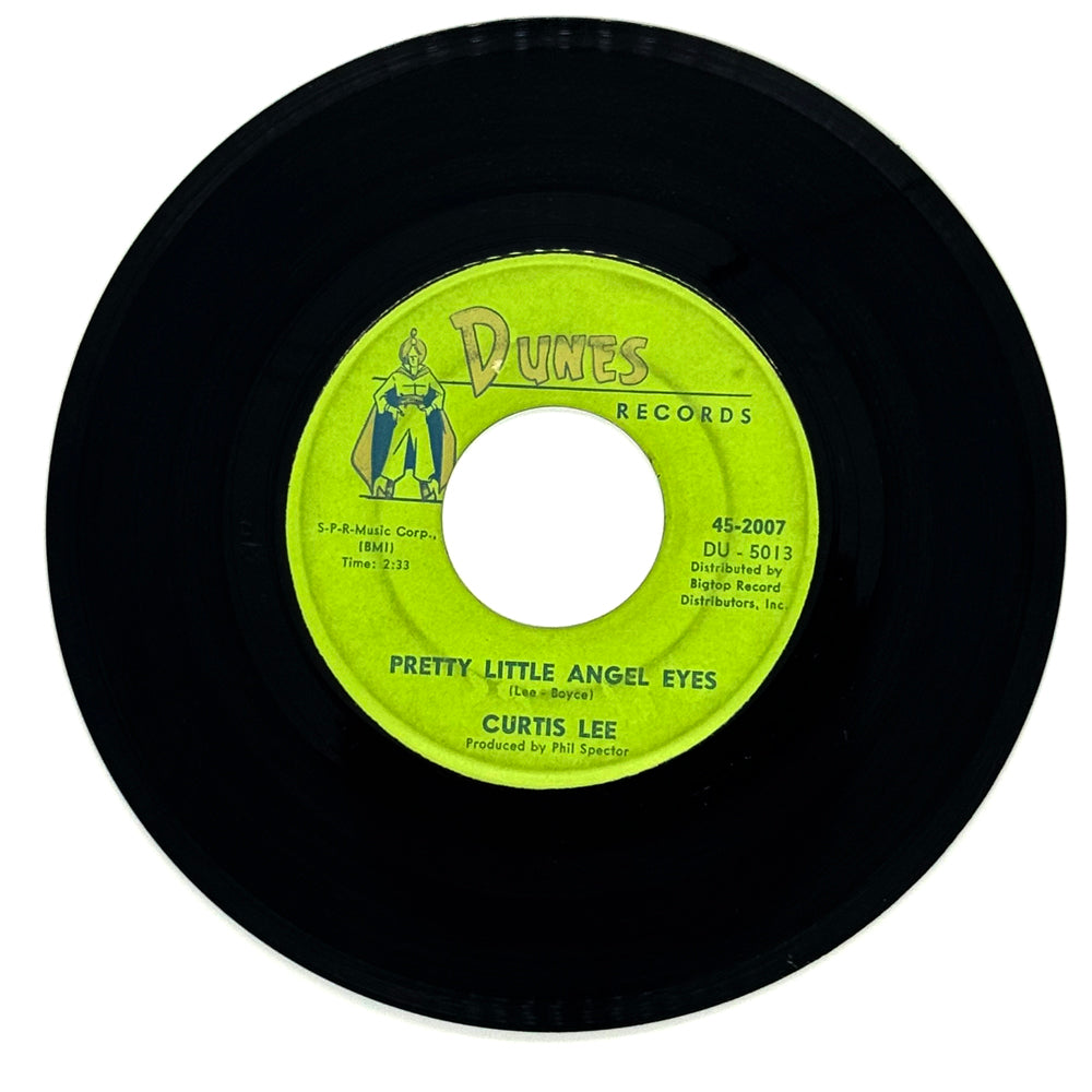 Curtis Lee : PRETTY LITTLE ANGEL EYES/ GEE HOW I WISH YOU WERE HERE