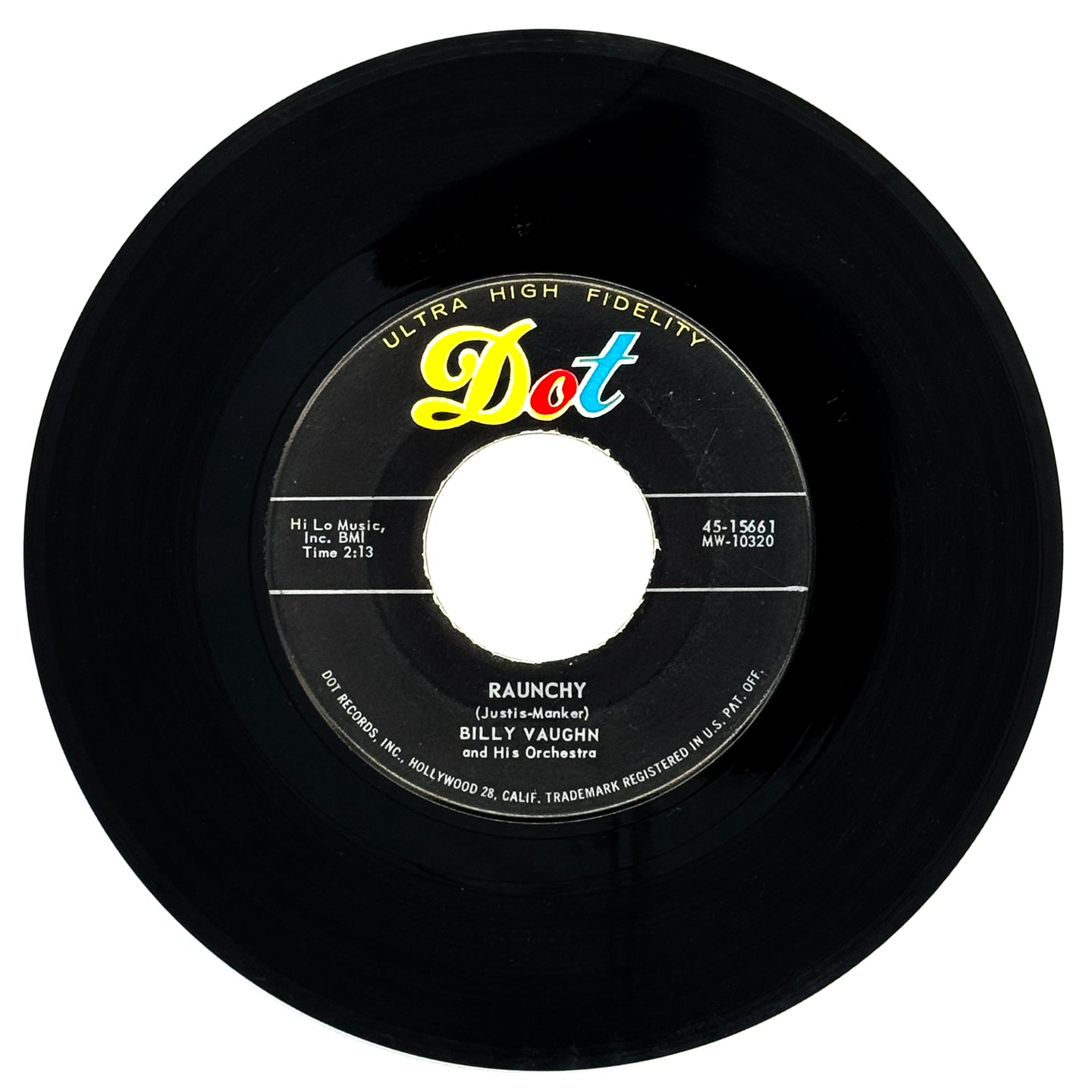 Billy Vaughn And His Orchestra : RAUNCHY/ SAIL ALONG SILVERY MOON