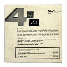 Load image into Gallery viewer, Pat Boone : FOUR BY PAT EP
