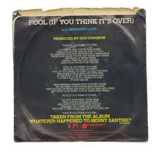 Load image into Gallery viewer, Chris Rea : FOOL (IF YOU THINK IT&#39;S OVER)/ MIDNIGHT LOVE
