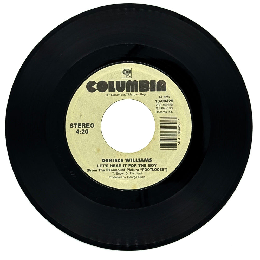 Deniece Williams : LET'S HEAR IT FOR THE BOY/ LET'S HEAR IT FOR THE BOY (INSTRUMENTAL - SHORT VERSION)