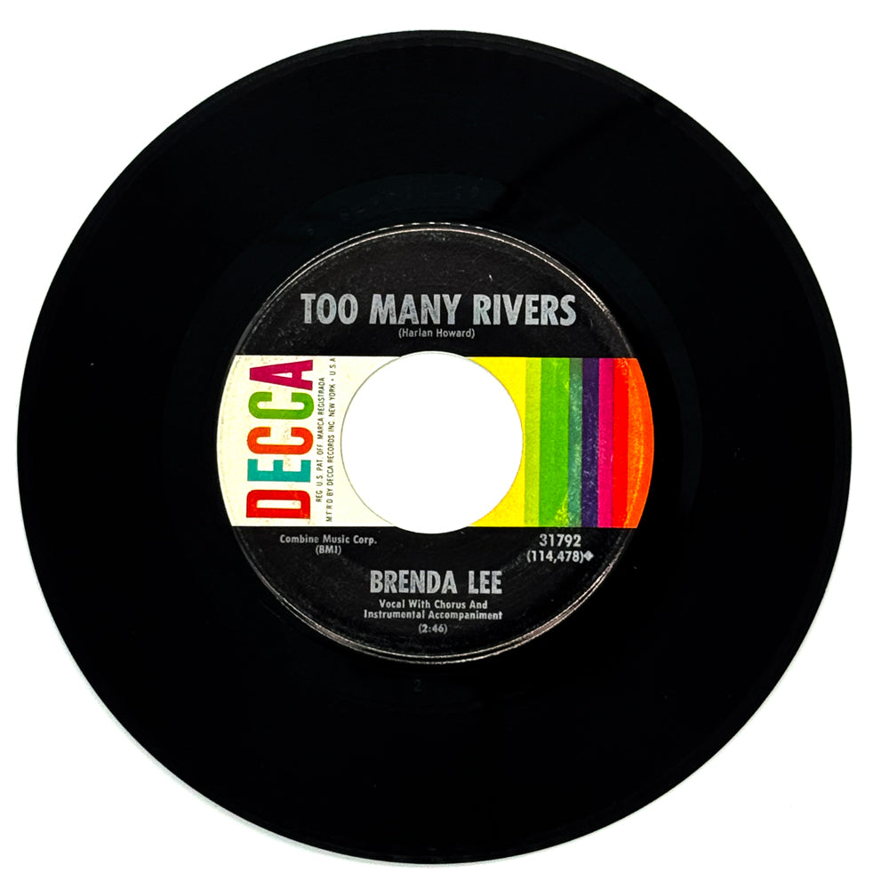 Brenda Lee : TOO MANY RIVERS/ NO ONE