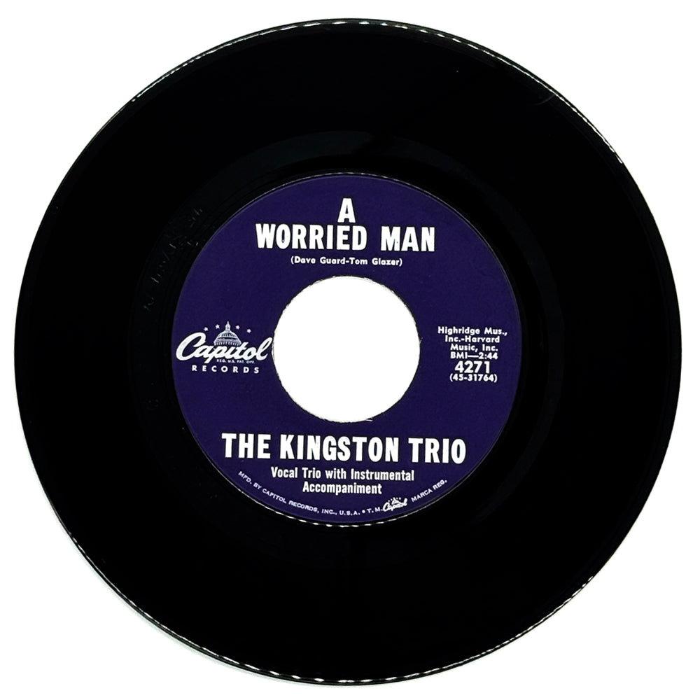 Kingston Trio, The : A WORRIED MAN/ SAN MIGUEL