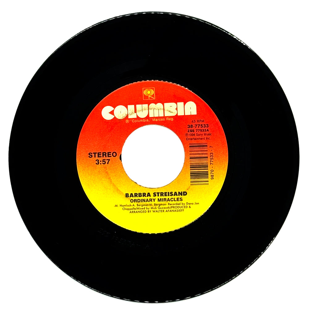 Barbra Streisand : ORDINARY MIRACLES/ ORDINARY MIRACLES (LIVE VERSION)