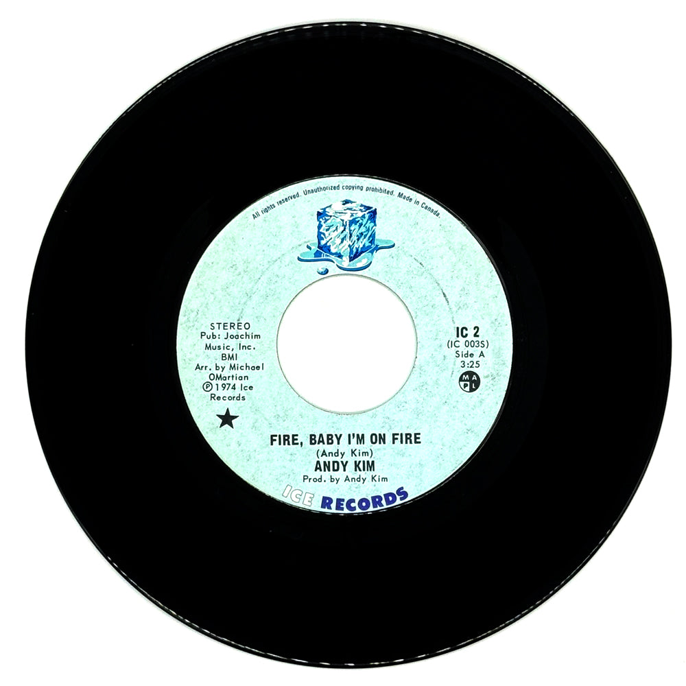 Andy Kim : FIRE, BABY I'M ON FIRE/ HERE COMES THE MORNIN'