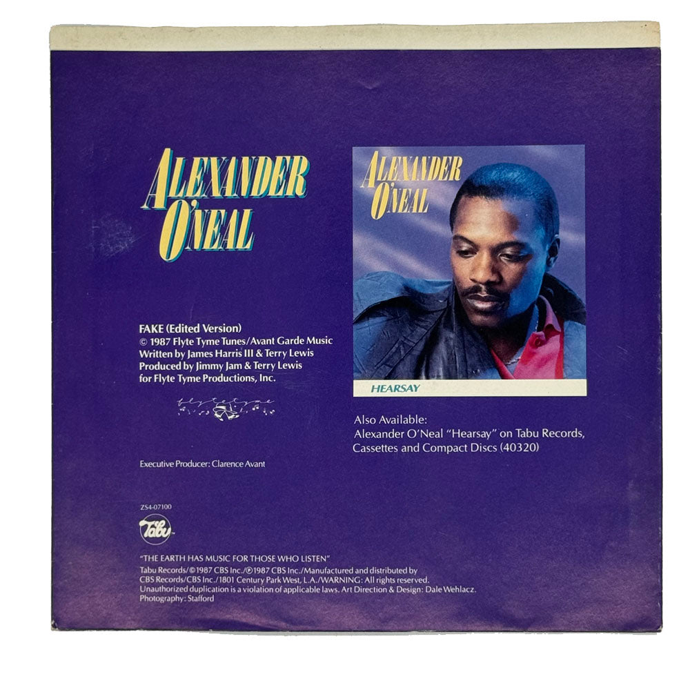 Alexander O'Neal : FAKE/ A BROKEN HEART CAN MEND – Frank