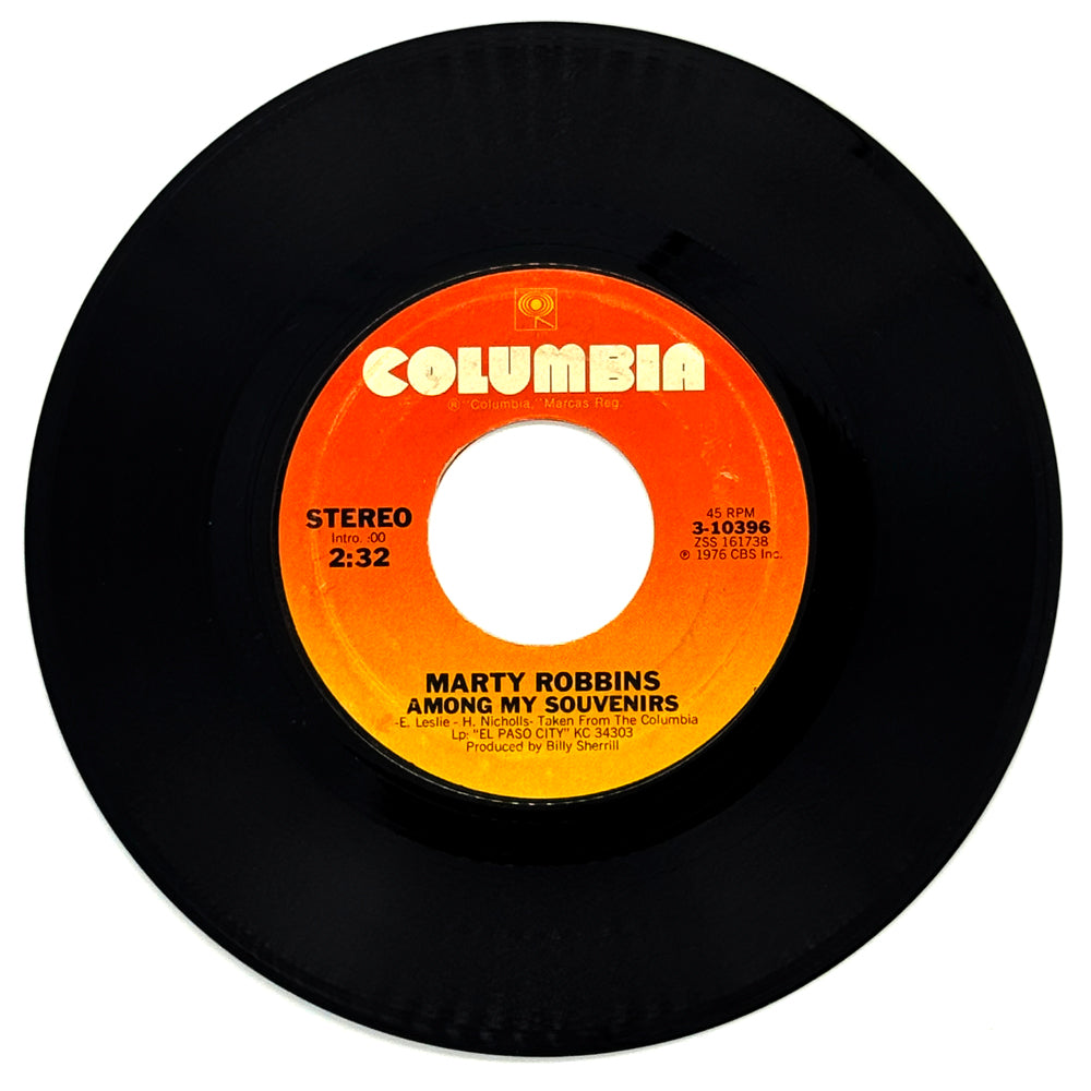 Marty Robbins : AMONG MY SOUVENIRS/ SHE'S JUST A DRIFTER