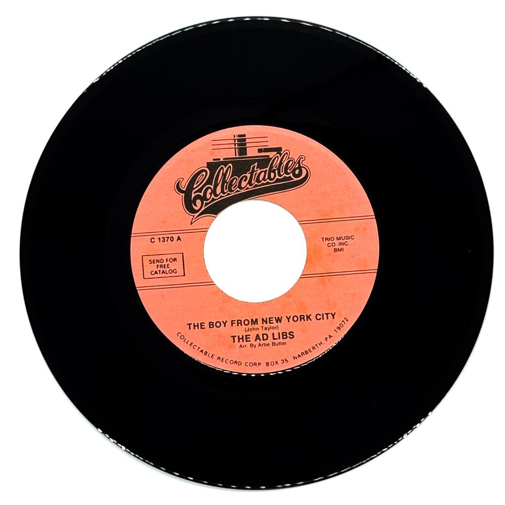 Ad Libs, The : THE BOY FROM NEW YORK CITY/ The Trade Winds : NEW YORK'S A LONELY TOWN