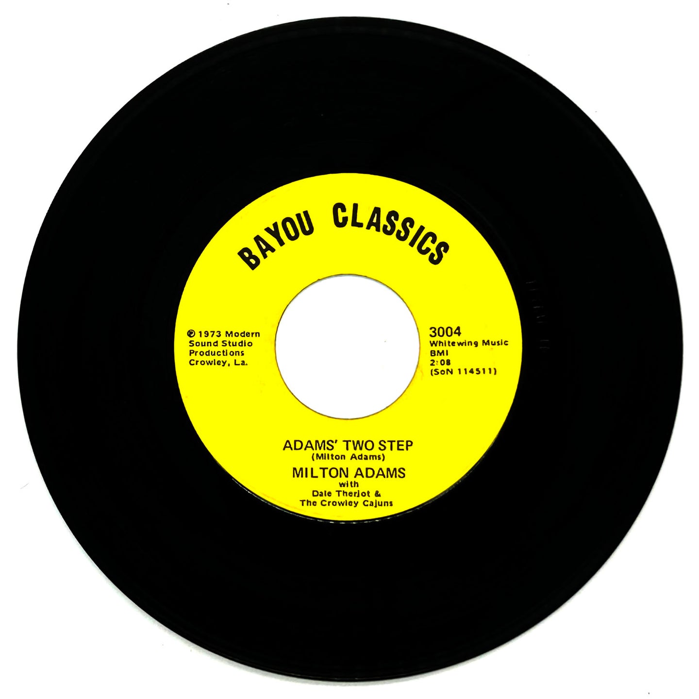 Milton Adams with Dale Theriot & The Crowley Cajuns : ADAMS' TWO-STEP/ MARIE'S WALTZ