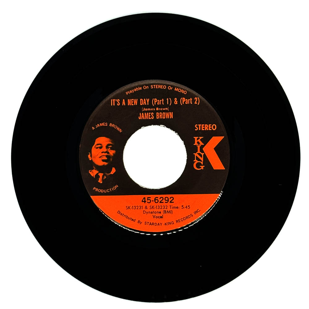 James Brown : IT'S A NEW DAY (PART 1) & (PART 2)/ GEORGIA ON MIND