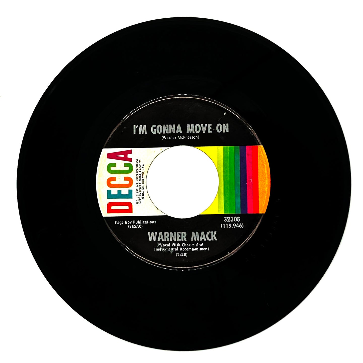 Warner Mack : I'M GONNA MOVE ON/ TELL ME TO GO