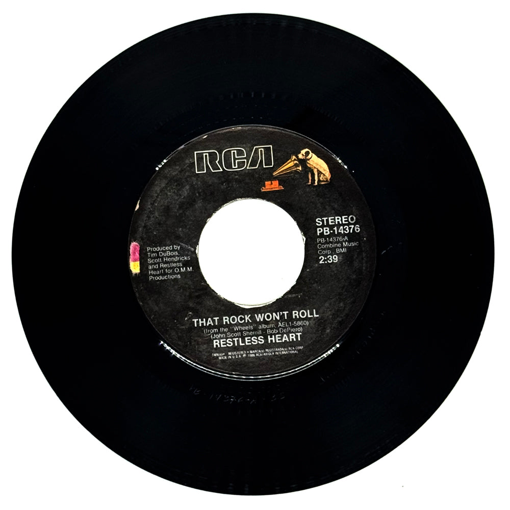 Restless Heart : THAT ROCK WON'T ROLL/ YOU CAN'T OUT RUN THE NIGHT