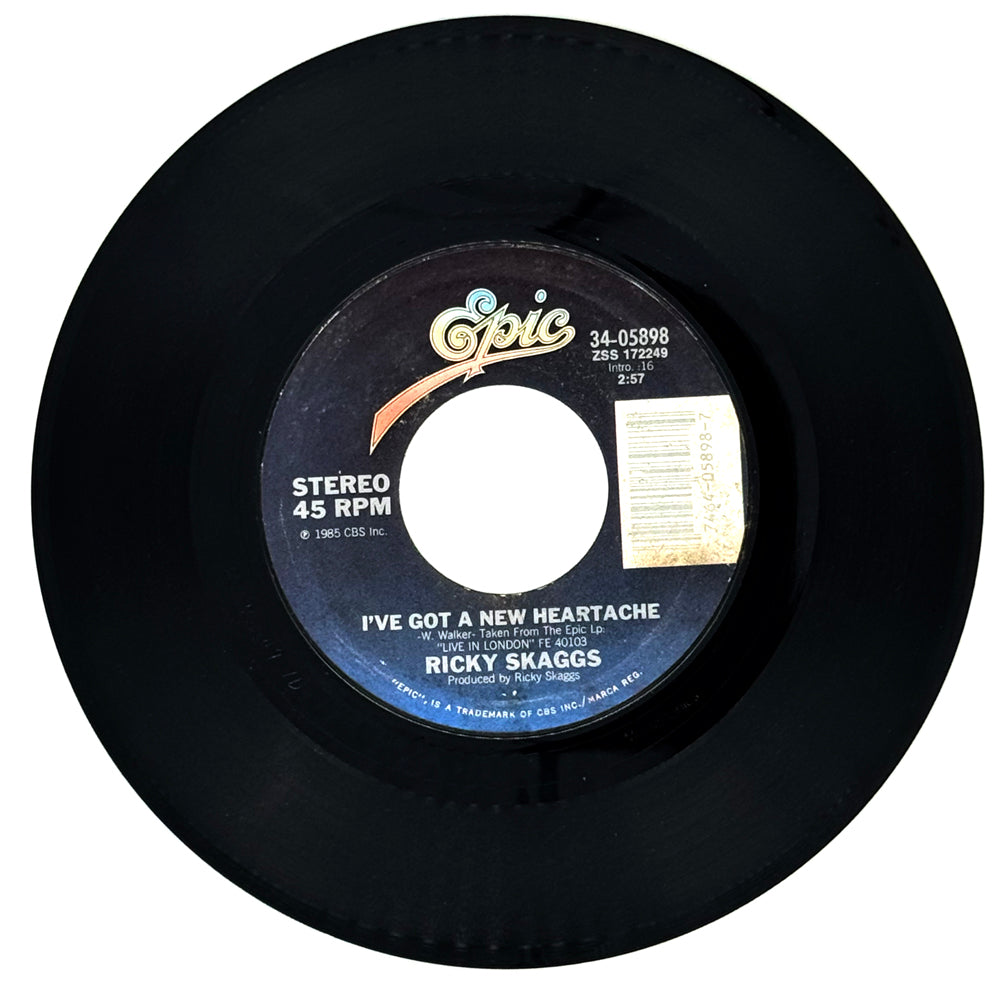 Ricky Skaggs : I'VE GOT A NEW HEARTACHE/ SHE DIDN'T SAY WHY