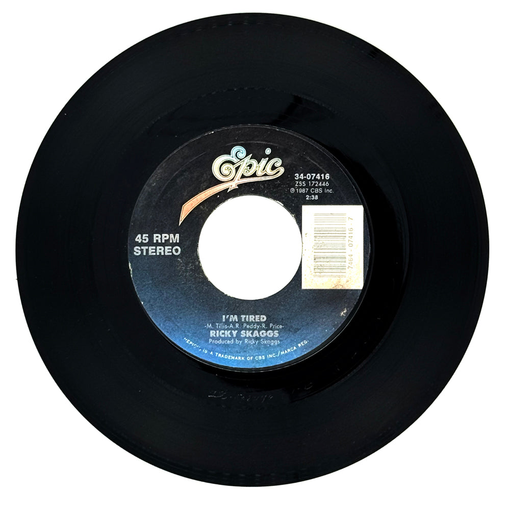 Ricky Skaggs : I'M TIRED/ SAN ANTONIO ROSE