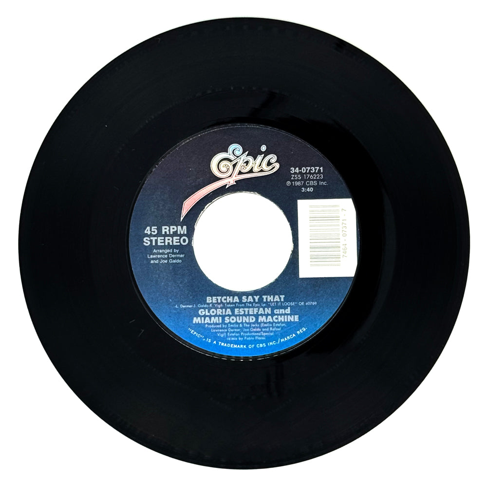Gloria Estefan and Miami Sound Machine : BETCHA SAY THAT/ LOVE TOY