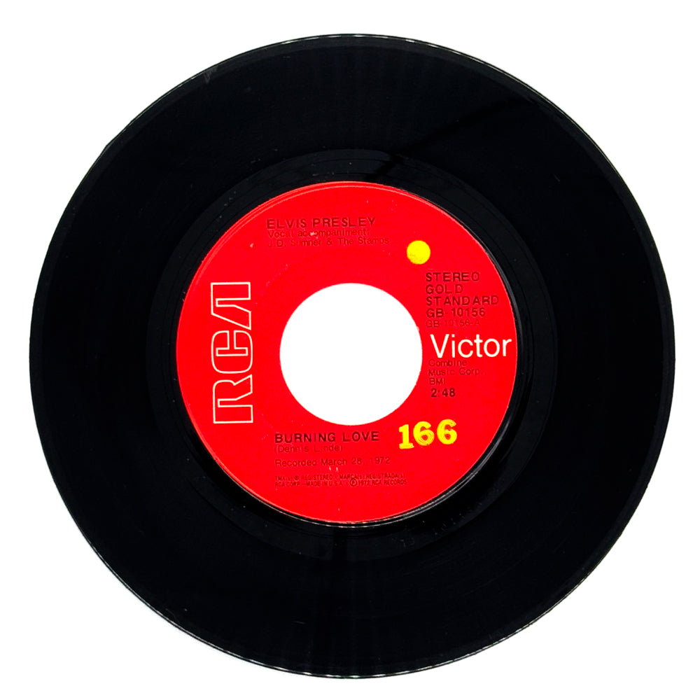 Elvis Presley : BURNING LOVE/ STEAMROLLER BLUES