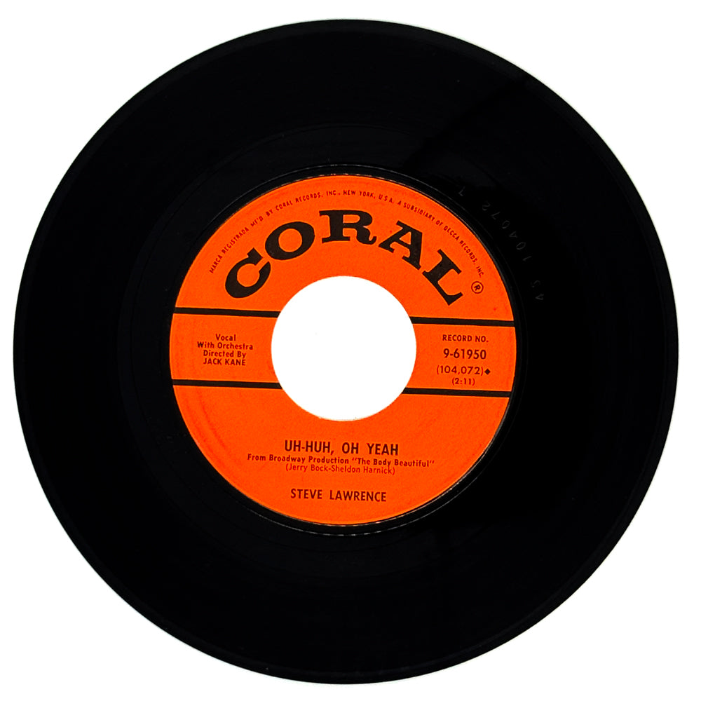 Steve Lawrence : UH-HUH, OH YEAH/ LOVER IN THE HOUSE
