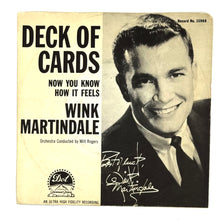 Load image into Gallery viewer, Wink Martindale : NOW YOU KNOW HOW IT FEELS/ DECK OF CARDS
