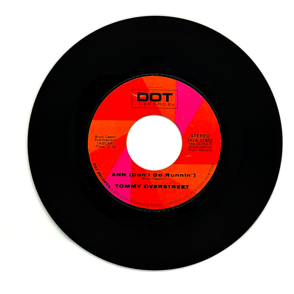 Tommy Oversteet : ANN (DON'T GO RUNNIN')/ WITHIN THIS WORLD OF MINE