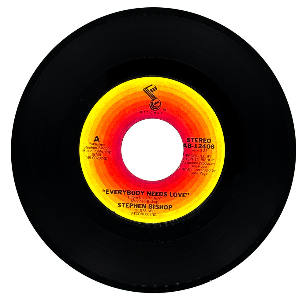 Stephen Bishop : EVERYBODY NEEDS LOVE/ ONLY THE HEART WITHIN YOU