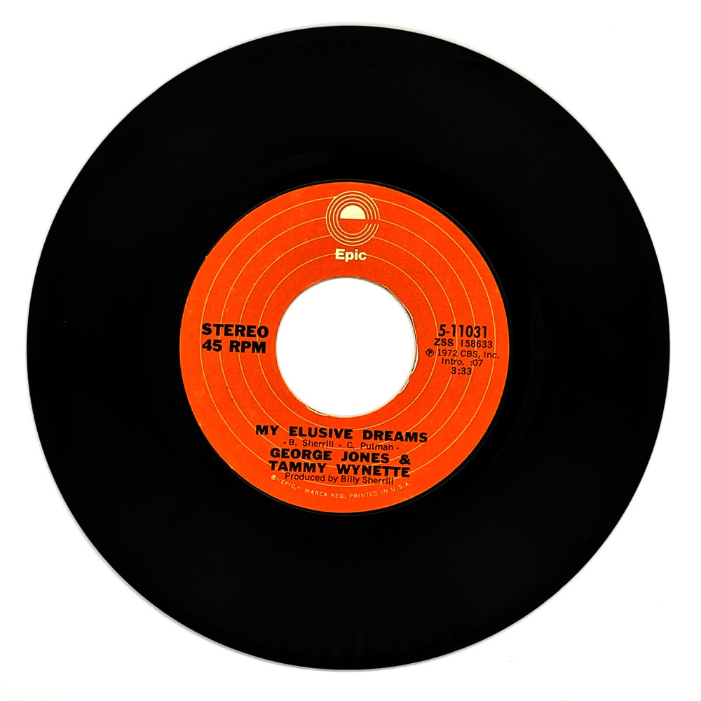 George Jones & Tammy Wynette : MY ELUSIVE DREAMS/ WE'RE GONNA HOLD ON