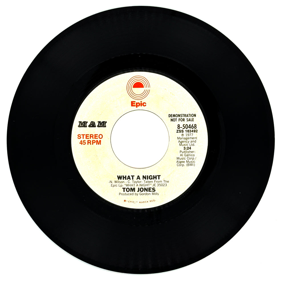 Tom Jones : WHAT A NIGHT/ WHAT A NIGHT
