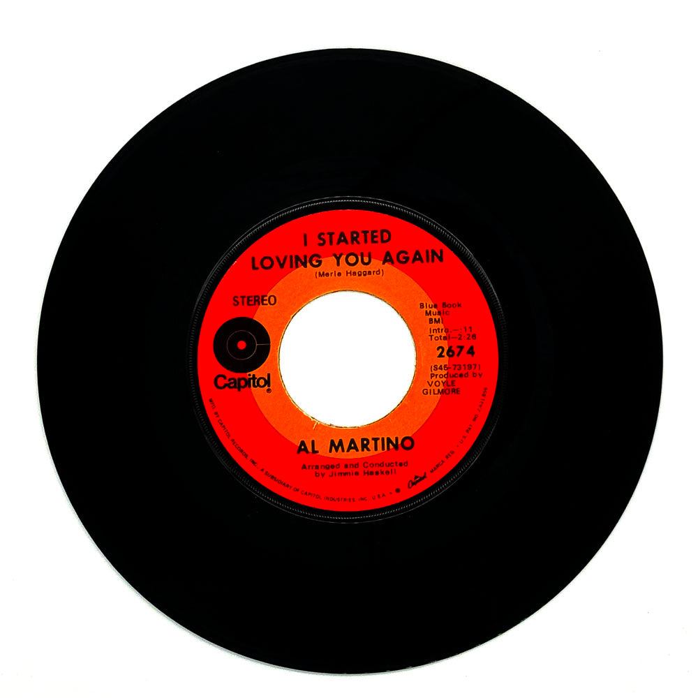 Al Martino : I STARTED LOVING YOU AGAIN/ LET ME STAY AWHILE WITH YOU