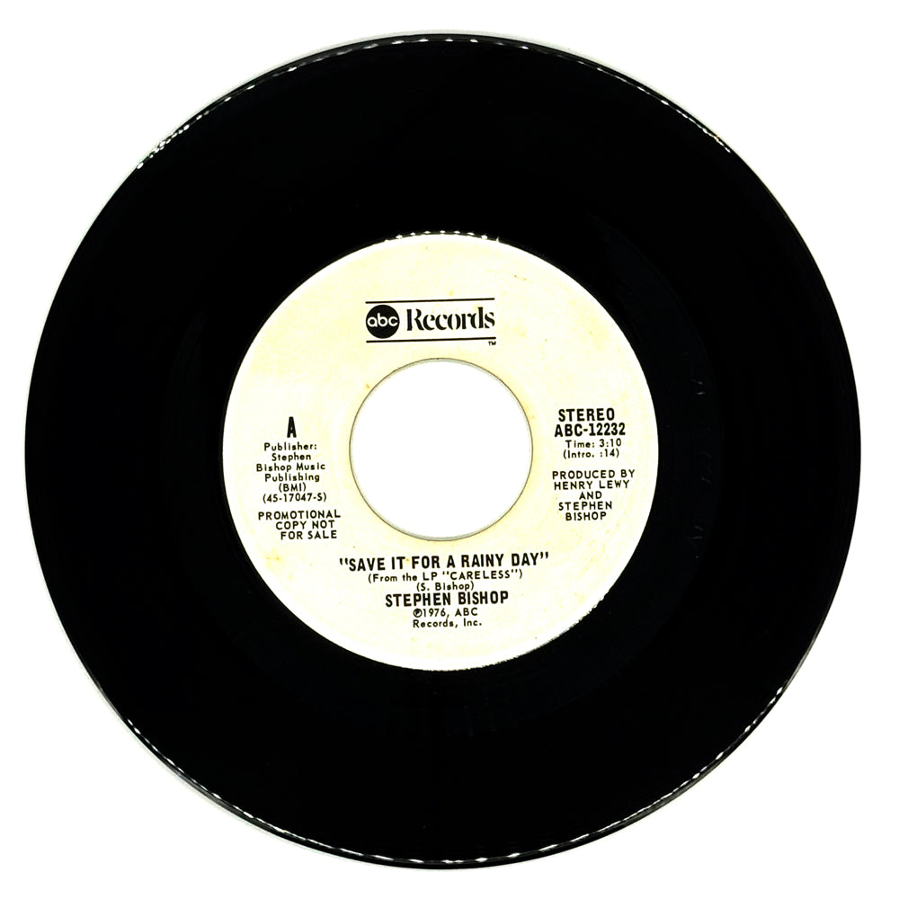 Stephen Bishop : SAVE IT FOR A RAINY DAY/ SAVE IT FOR A RAINY DAY