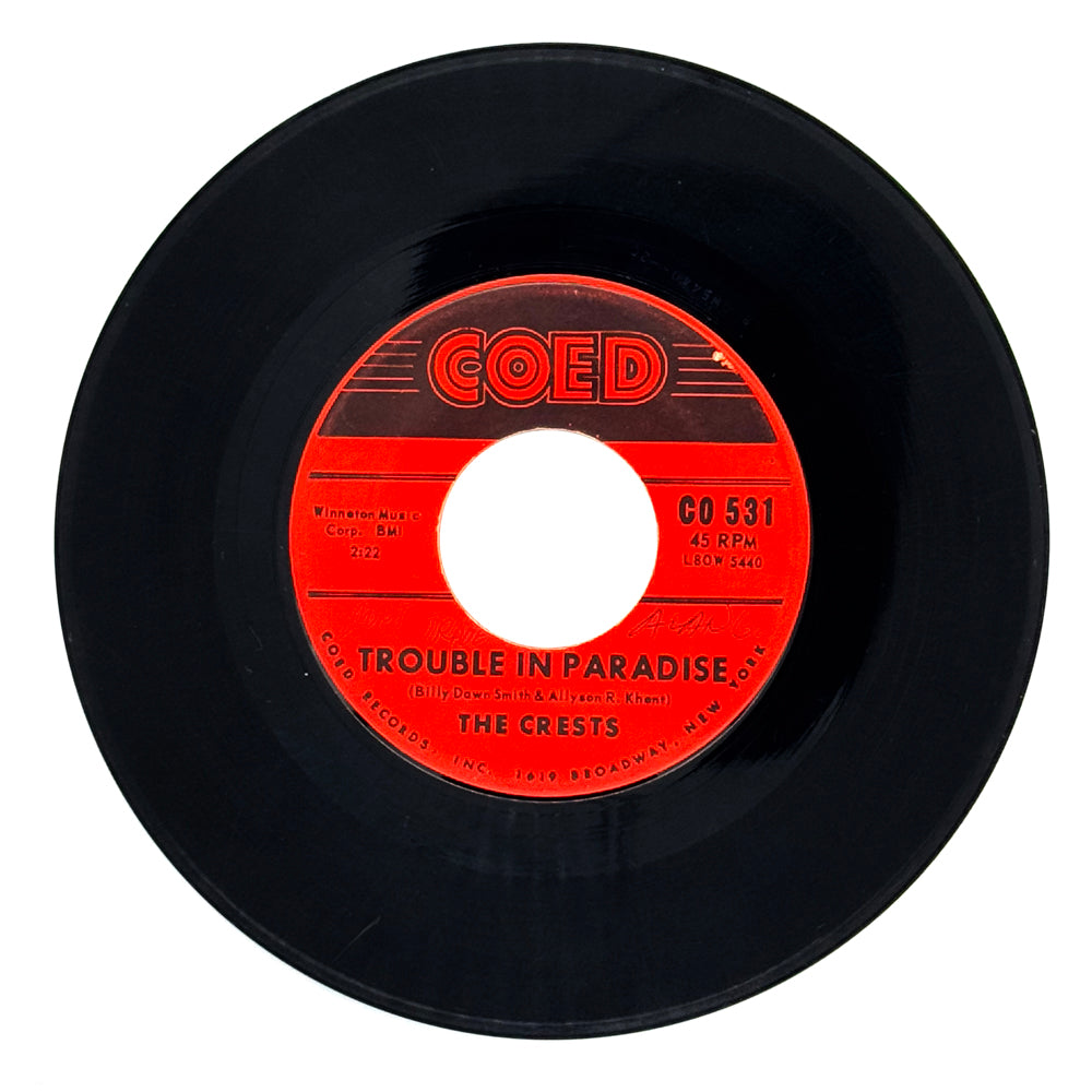 Crests, The : TROUBLE IN PARADISE/ ALWAYS YOU