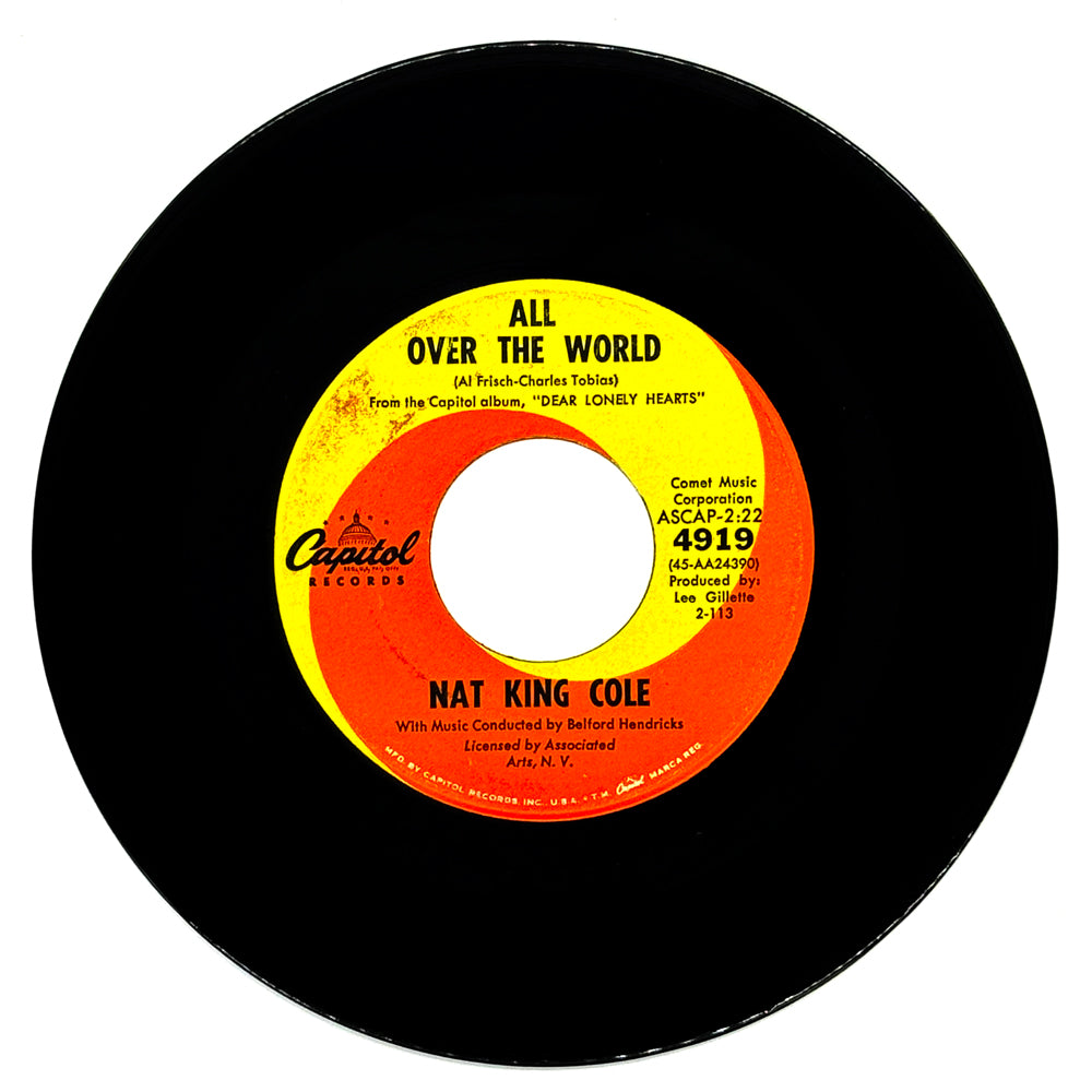 Nat King Cole : ALL OVER THE WORLD/ NOTHING GOES UP (WITHOUT COMING DOWN)
