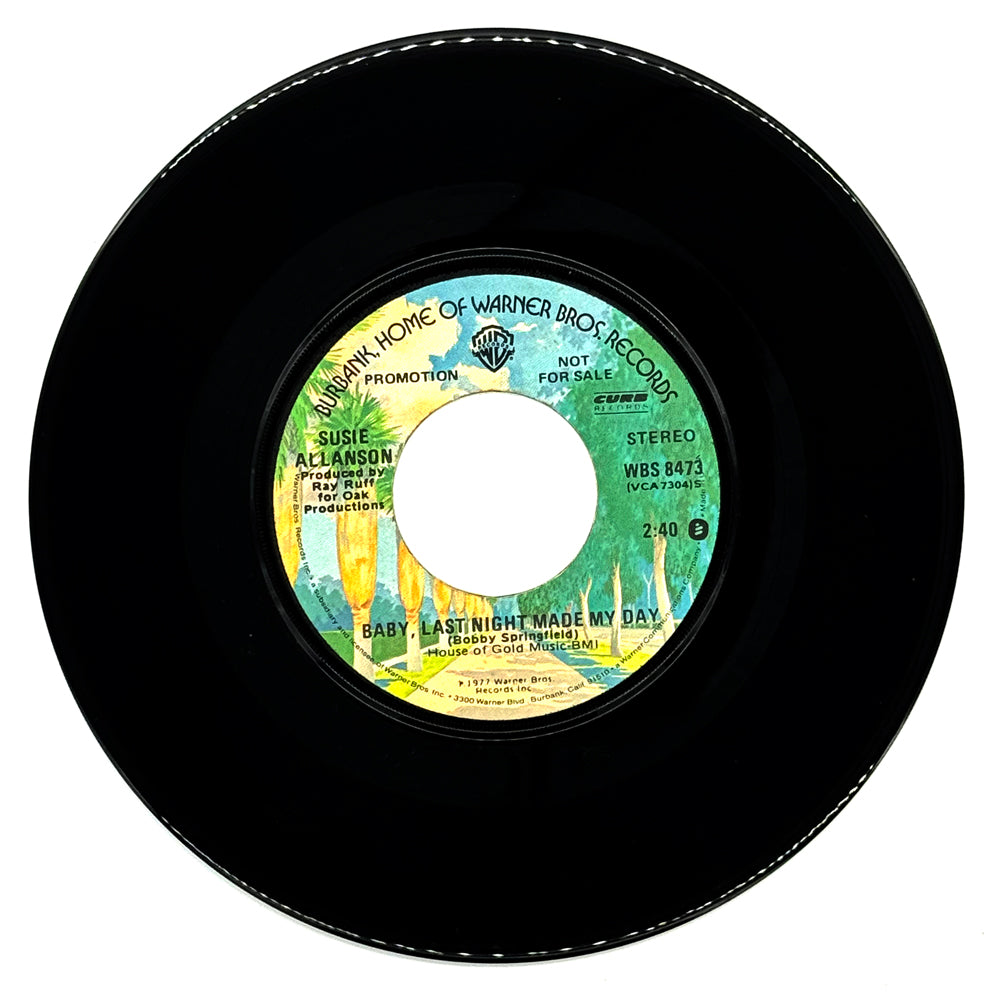 Susie Allanson : BABY, LAST NIGHT MADE MY DAY/ BABY, LAST NIGHT MADE MY DAY