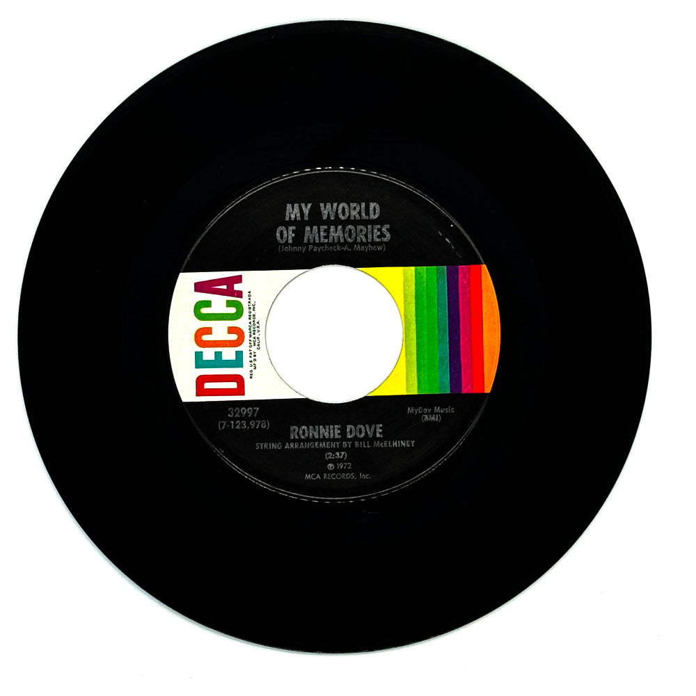 Ronnie Dove : MY WORLD OF MEMORIES/ IT'S NO SIN