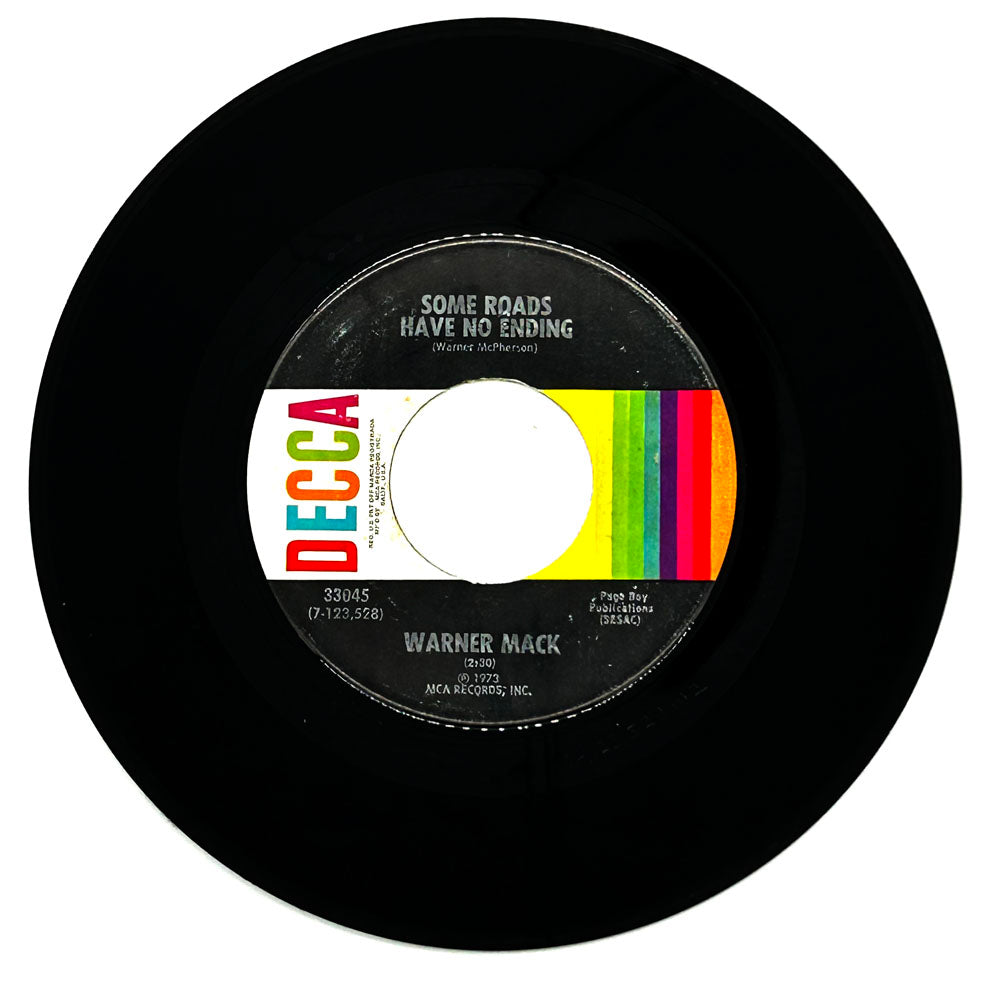 Warner Mack : SOME ROADS HAVE NO ENDING/ I'VE GOT A FEELING