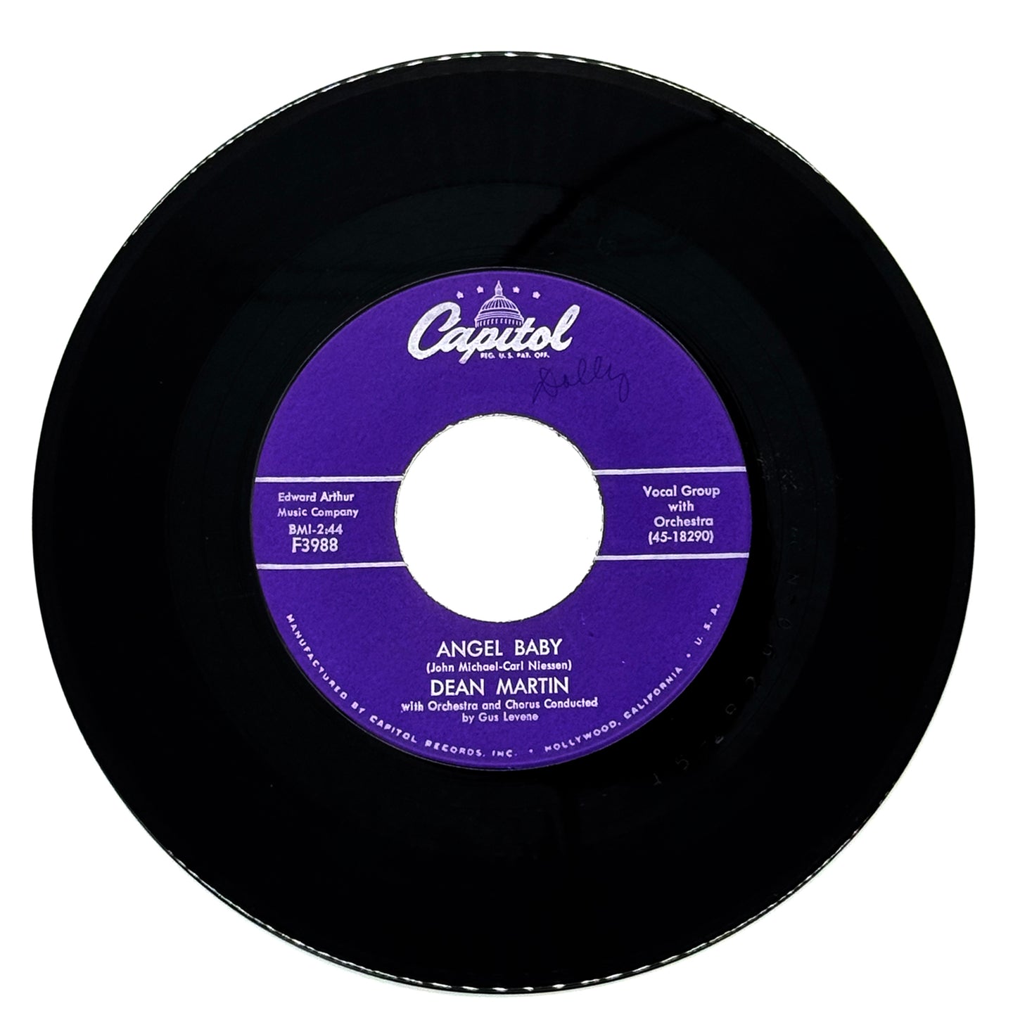 Dean Martin : ANGEL BABY/ I'LL GLADY MAKE THE SAME MISTAKE AGAIN