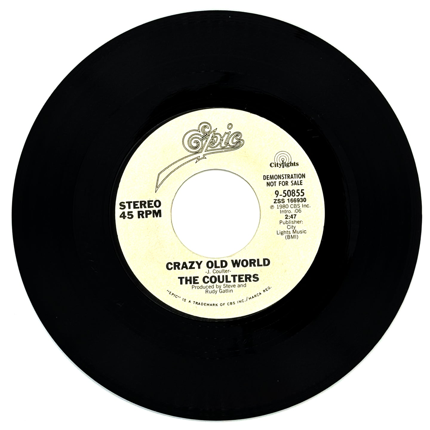 Coulters, The : CRAZY OLD WORLD/ CRAZY OLD WORLD