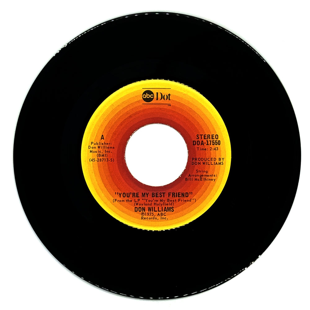 Don Williams : YOU'RE MY BEST FRIEND/ WHERE YOU ARE
