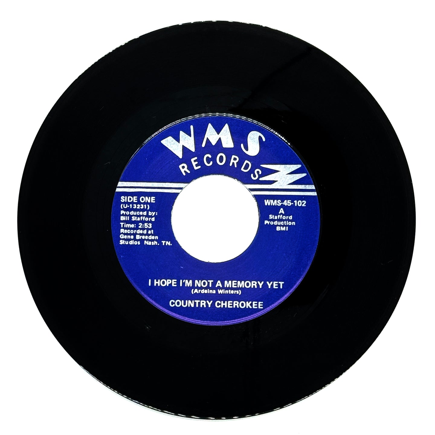 Country Cherokee : I HOPE I'M NOT A MEMORY YET/ WHO OCCUPIES YOUR TIME