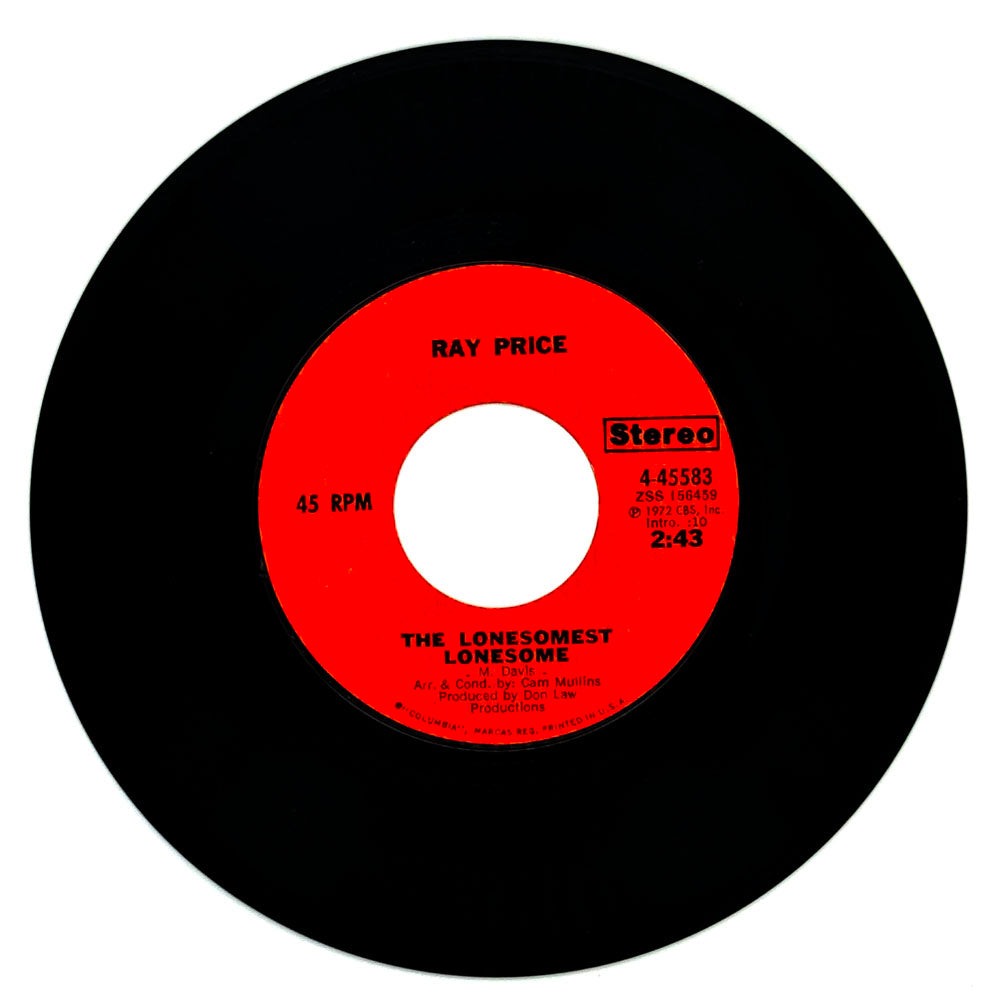 Ray Price : THE LONESOMEST LONESOME/ THAT'S WHAT LEAVING'S ABOUT