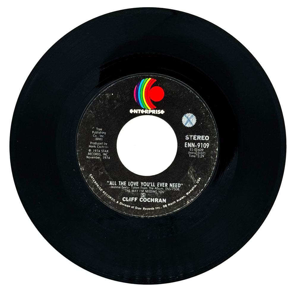 Cliff Cochran : ALL THE LOVE YOU'LL EVER NEED/ I'D DO AS MUCH FOR YOU