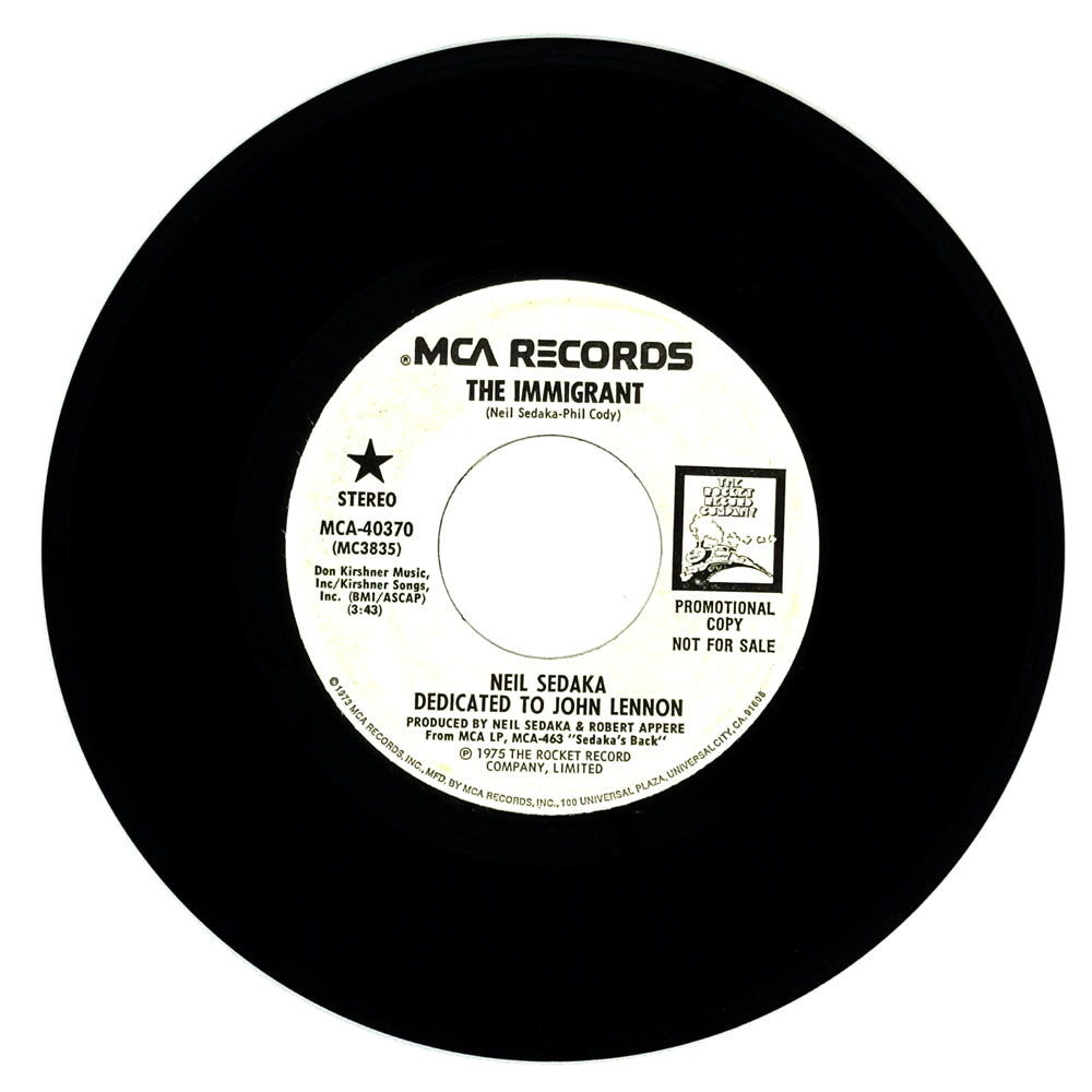 Neil Sedaka : THE IMMIGRANT/ THE IMMIGRANT