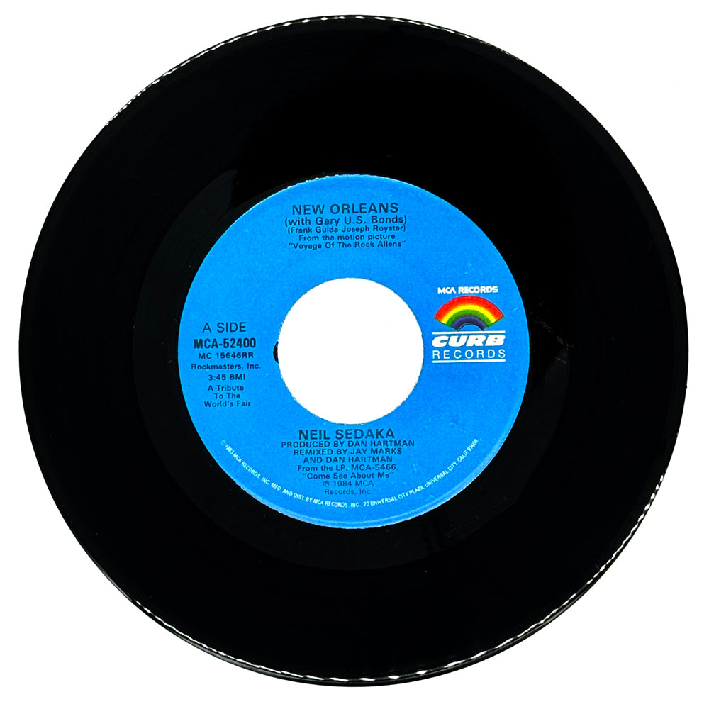 Neil Sedaka with Gary U.S. Bonds : NEW ORLEANS/ RHYTHM OF THE RAIN